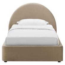 Load image into Gallery viewer, Resort Performance Velvet Arched Round Twin Platform Bed by Modway
