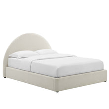 Load image into Gallery viewer, Resort Upholstered Fabric Arched Round Full Platform Bed by Modway
