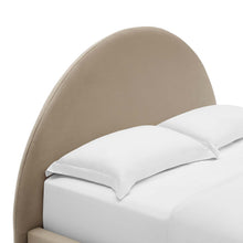 Load image into Gallery viewer, Resort Performance Velvet Arched Round Full Platform Bed by Modway
