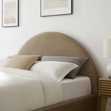 Load image into Gallery viewer, Resort Performance Velvet Arched Round Full Platform Bed by Modway
