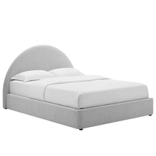 Load image into Gallery viewer, Resort Upholstered Fabric Arched Round Queen Platform Bed by Modway

