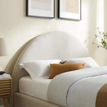 Load image into Gallery viewer, Resort Upholstered Fabric Arched Round King Platform Bed by Modway
