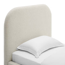Load image into Gallery viewer, Keynote Upholstered Fabric Curved Twin Platform Bed by Modway
