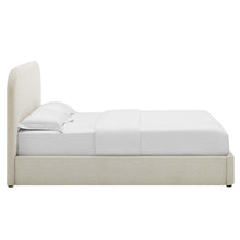 Load image into Gallery viewer, Keynote Upholstered Fabric Curved Full Platform Bed by Modway
