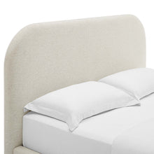 Load image into Gallery viewer, Keynote Upholstered Fabric Curved Full Platform Bed by Modway
