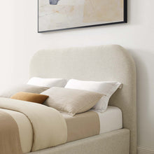 Load image into Gallery viewer, Keynote Upholstered Fabric Curved Full Platform Bed by Modway
