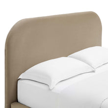 Load image into Gallery viewer, Keynote Performance Velvet Curved Queen Platform Bed by Modway
