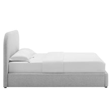 Load image into Gallery viewer, Keynote Upholstered Fabric Curved King Platform Bed by Modway
