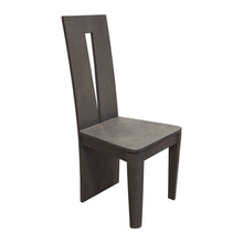 Load image into Gallery viewer, Motion 2-Pack Solid Mango Wood Dining Chair in Smoke Grey Finish w/ Silver Metal Inlay by Diamond Sofa
