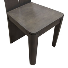 Load image into Gallery viewer, Motion 2-Pack Solid Mango Wood Dining Chair in Smoke Grey Finish w/ Silver Metal Inlay by Diamond Sofa
