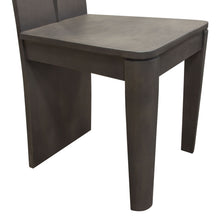 Load image into Gallery viewer, Motion 2-Pack Solid Mango Wood Dining Chair in Smoke Grey Finish w/ Silver Metal Inlay by Diamond Sofa
