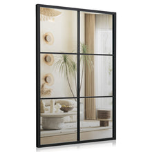 Load image into Gallery viewer, 3-Layered Decorative Wall Mirror with Metal Frame for Dining Living Room-Black
