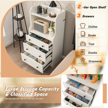 Load image into Gallery viewer, Modern Storage Dresser with Anti-toppling Device-White
