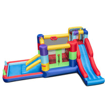 Load image into Gallery viewer, Inflatable Bounce House with 680W Blower and Ball Pit
