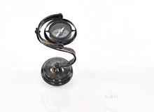 Load image into Gallery viewer, Gimbaled Compass on brass stand
