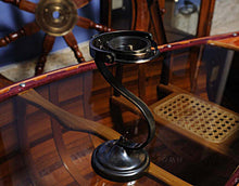 Load image into Gallery viewer, Gimbaled Compass on brass stand
