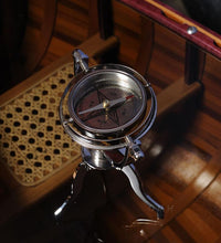 Load image into Gallery viewer, Gimbaled Compass on tristand
