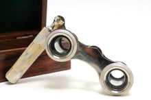 Load image into Gallery viewer, Opera glasses w MOP in wood box
