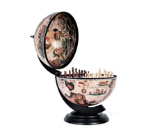 Load image into Gallery viewer, White Globe 13 inches with chess holder
