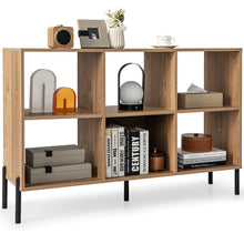 Load image into Gallery viewer, Open-Back Bookshelf with Drawer for Study

