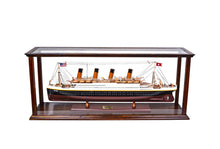 Load image into Gallery viewer, Display Case for Cruise Liner Midsize Classic Brown
