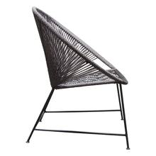 Load image into Gallery viewer, Pablo 2-Pack Accent Chairs in Black/Grey Rope w/ Black Metal Frame by Diamond Sofa
