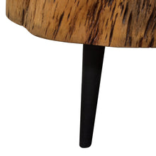 Load image into Gallery viewer, Panorama Natural Acacia One of a Kind Cocktail Table w/ Live Edge &amp; Black Iron Legs by Diamond Sofa
