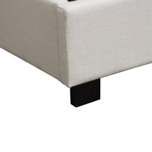 Load image into Gallery viewer, Park Avenue Eastern King Tufted Bed with Vintage Wing in Desert Sand Linen by Diamond Sofa
