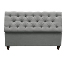 Load image into Gallery viewer, Park Ave Tufted Lift-Top Storage Trunk by Diamond Sofa - Grey Linen
