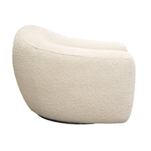 Load image into Gallery viewer, Pascal Swivel Chair in Bone Boucle Textured Fabric w/ Contoured Arms &amp; Back by Diamond Sofa
