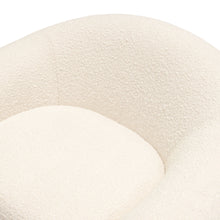 Load image into Gallery viewer, Pascal Swivel Chair in Bone Boucle Textured Fabric w/ Contoured Arms &amp; Back by Diamond Sofa
