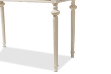 Load image into Gallery viewer, Baxton Studio Marquetterie French Provincial Weathered Oak and Whitewash Writing Desk
