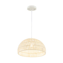 Load image into Gallery viewer, Farmhouse Rattan Pendant Lights with Adjustable Hanging Rope-Beige
