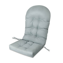 Load image into Gallery viewer, Patio Adirondack Chair Cushion with Fixing Straps and Seat Pad-Gray
