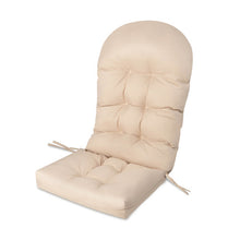 Load image into Gallery viewer, Patio Adirondack Chair Cushion with Fixing Straps and Seat Pad-Beige
