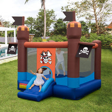 Load image into Gallery viewer, Pirate-Themed Inflatable Bounce Castle with Large Bounce Area without Blower
