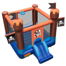 Load image into Gallery viewer, Pirate-Themed Inflatable Bounce Castle with Large Bounce Area without Blower
