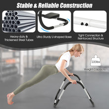 Load image into Gallery viewer, Portable AB Trainer with Headrest and Foam Handle for Office Home Gym-White
