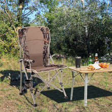 Load image into Gallery viewer, Portable Camping Chair with 400 LBS Metal Frame and Anti-Slip Feet
