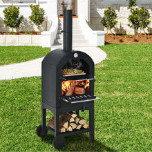 Load image into Gallery viewer, Portable Outdoor Pizza Oven with Pizza Stone and Waterproof Cover
