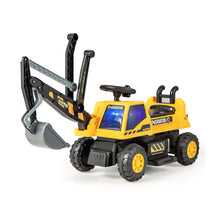 Load image into Gallery viewer, Kids ASTM Certificated Powered Ride On Bulldozer with Front Digger Shovel-Yellow
