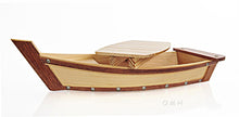 Load image into Gallery viewer, Wooden Sushi Boat Serving Tray Small

