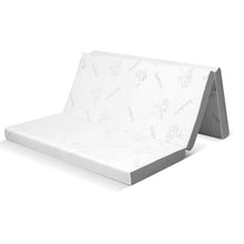 Load image into Gallery viewer, 4 Inch Tri-fold Cool Gel Memory Foam Mattress-Queen Size
