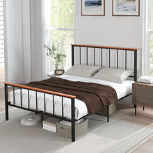 Load image into Gallery viewer, Full/Queen Bed Frame with Headboard and Footboard-Queen Size
