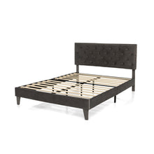 Load image into Gallery viewer, Full/Queen Size Upholstered Platform Bed with Tufted Headboard-Queen Size
