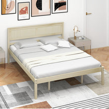 Load image into Gallery viewer, Twin/Full/Queen Size Wooden Bed Frame with Headboard and Slat Support-Queen Size
