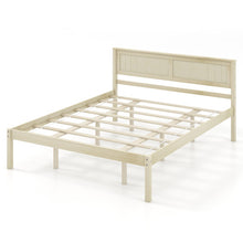 Load image into Gallery viewer, Twin/Full/Queen Size Wooden Bed Frame with Headboard and Slat Support-Queen Size
