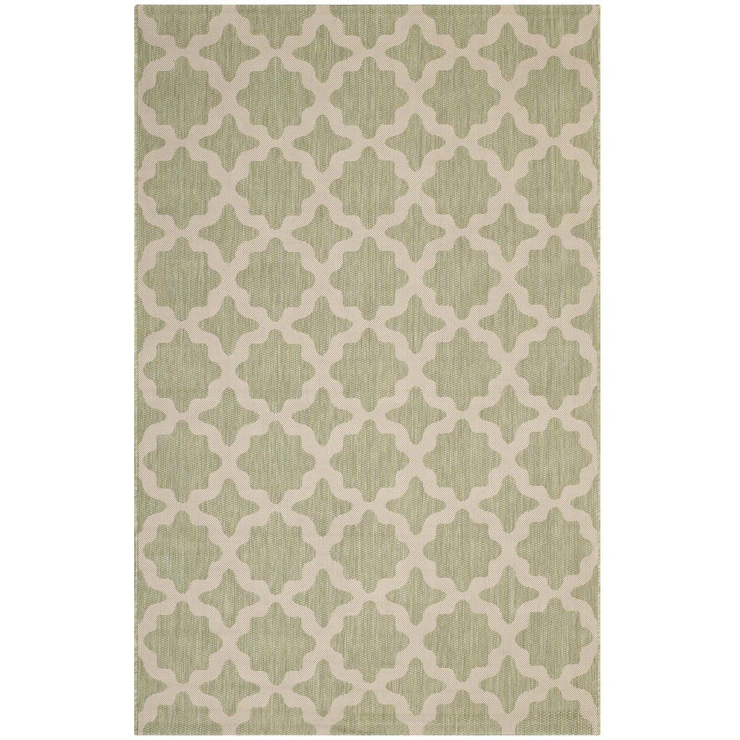 Cerelia Moroccan Trellis Indoor and Outdoor 9x12 Area Rug by Modway
