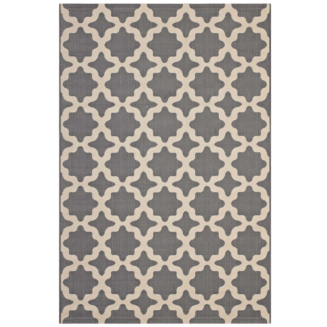 Cerelia Moroccan Trellis Indoor and Outdoor 9x12 Area Rug by Modway