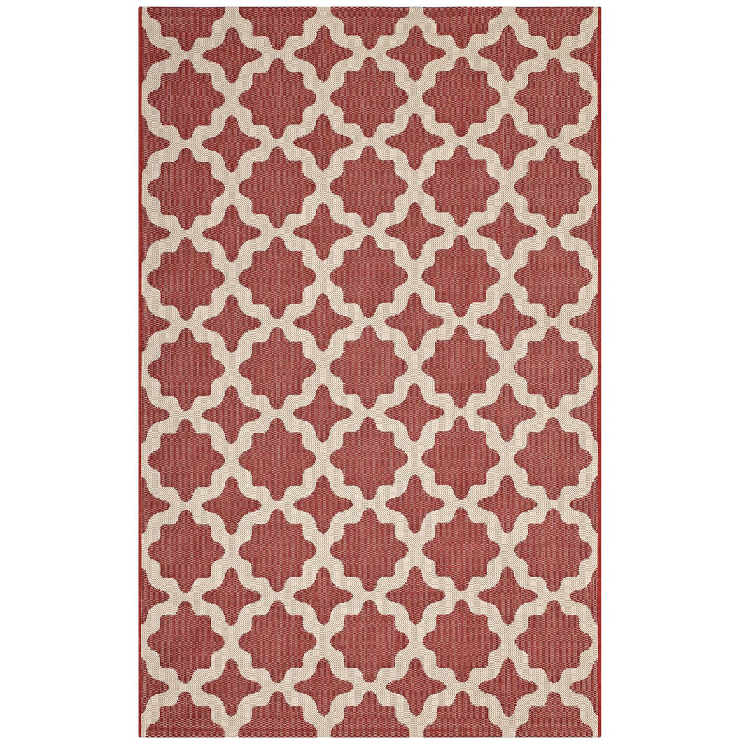 Cerelia Moroccan Trellis 9x12 Indoor and Outdoor Area Rug